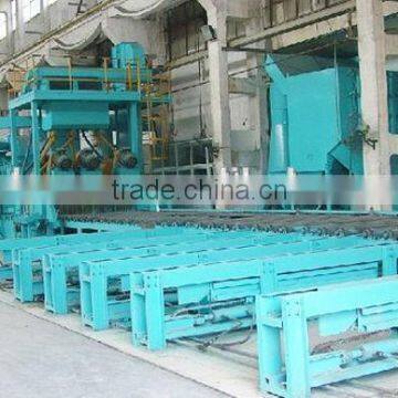 001A efficient roller type steel plate shotblast cleaning equipment