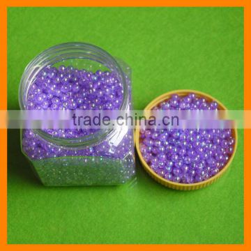 5mm Small Purple Plastic Beads Jewelry