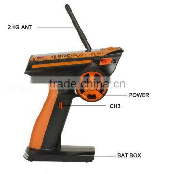 2.4G Remote Controller Transmitter Receiver Battery RC Car Boat FS-GT3C FLY SKY photo-5
