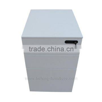 3 drawer steel mobile pedestal