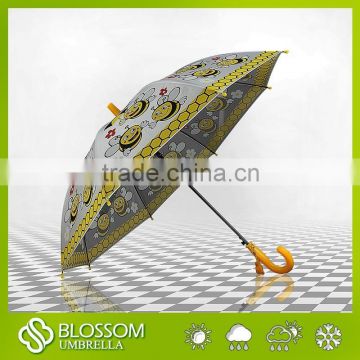 Hot poe umbrella with honeybee printing