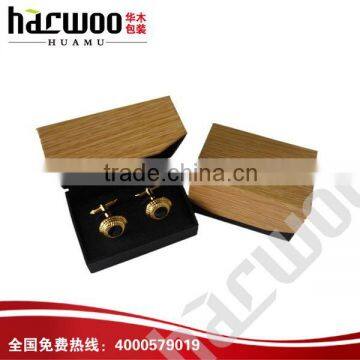 Luxury cufflink wooden box from China