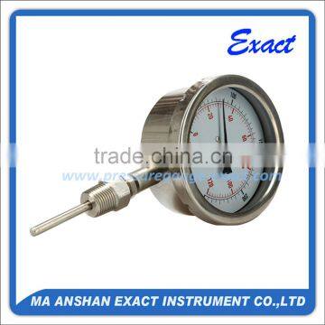 100mm Stainless Steel Bimetal Thermometer With Sliding Connector on Stem