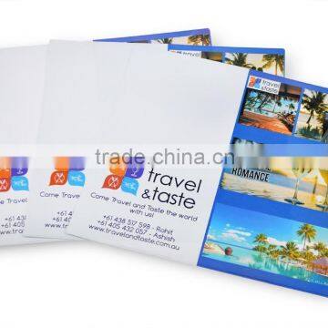 CMYK Printing PVC Ticket Holder With Two Clear Pocket photo-2