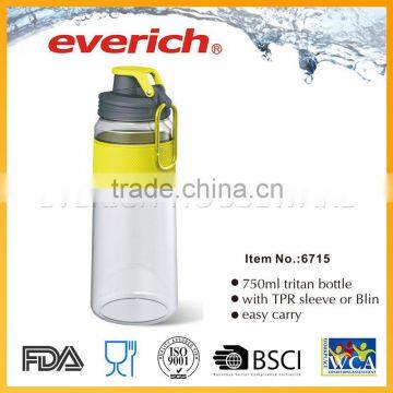 FDA Grade Customized Color Safe Carrying Tritan Water Bottle