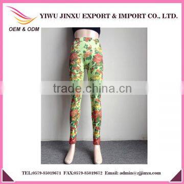 Women Skinny Leggings Wholesale Custom Cheap Fashion Style Service Printed Fur Waist High Tight Sexy Girls Leggings