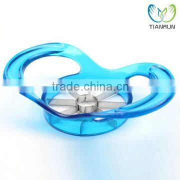 Transparent handle apple slicer cutter and corner