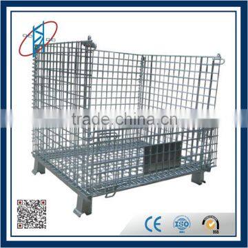 Warehouse Storage Folding Wire Container