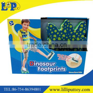 Interesting magic dinosaur footprints toy