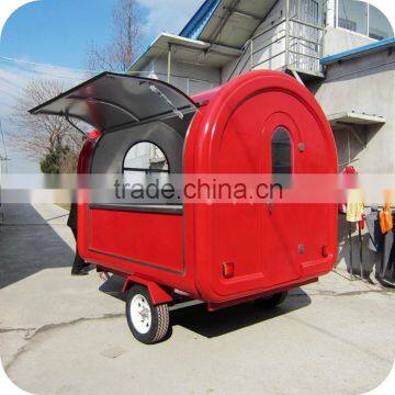 2014 Luxurious Outdoor Crepes Burrito Display Kiosk Counter Trailer with Led Lights Design XR-FC250 D