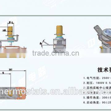 KST220 Adjustable Bimetallic Steam Iron Thermostat photo-2