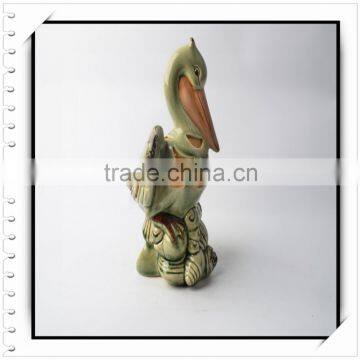 Ceramic Candle Holder of Stand Bird