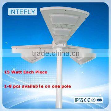 High Lumen all in one solar LED garden light, Solar LED street light, solar LED plaza light 8W 12W