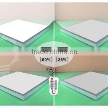 LED flat panel lighting 2.4G Dimmable led panel lights 600x600 square led ceiling panel light for home lighting