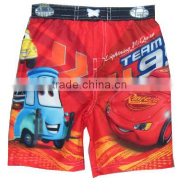 cheap kidswear character printed underwear summer children's beach wear beach shorts