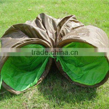 2 layers cat 190T polyester straight playing tunnel with crackle sound Made in CHINA