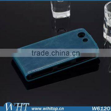 Luxury Leather Case for Sony Xperia Z3 Mini, Flip Leather Case for Sony Xperia Z3 Compact photo-5