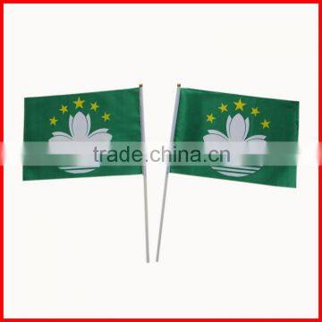 14*21cm hot sale Macao hand flag