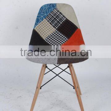 New design patchwork leisure wooden chair/cheap chair/patchwork chair (1028E)