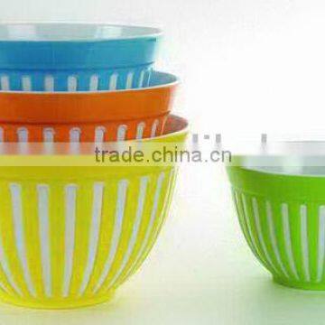 Colorful Round Melamine Mixing Bowl