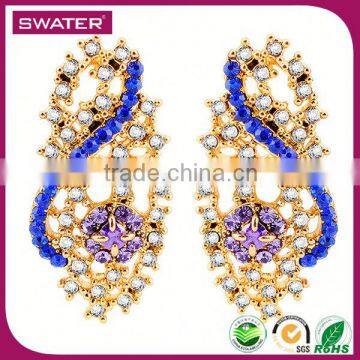 Jewelry 2016 Blue Gemstone Four Women Jewelry Set photo-2