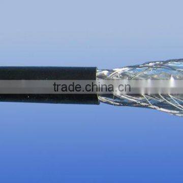 CCS Foamed PE RG6 PVC Insulation Material Coaxial Cable