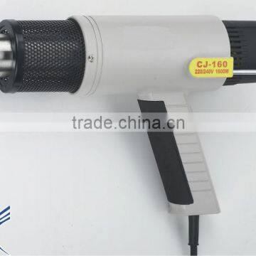 hot air gun imported motor grey 1600w adjustable temperature heat gun