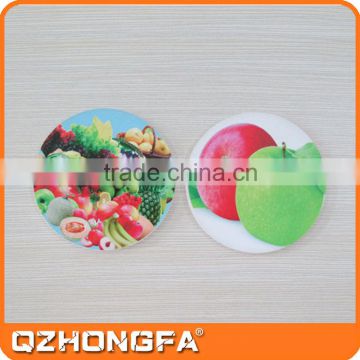 promotion gifts colorful round soft pvc printing coaster