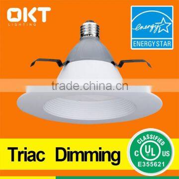 Suitable for damp locations ul bathroom ceiling light fixtures 6inch 10w 850lm
