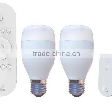 LinganLED RGB changable color smart led light bulb using zigbee gateway