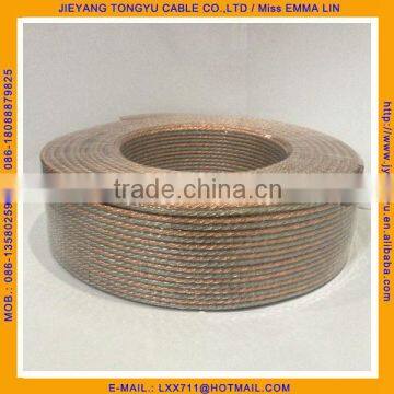 pure copper crystal speaker cable Gold and Silver copper Speaker Wire