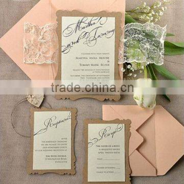 World best selling unique items sell DIY handmade invitation card for weddings