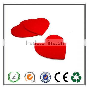 New Products 2016 Valentine's Day Heart Felt Table Coaster