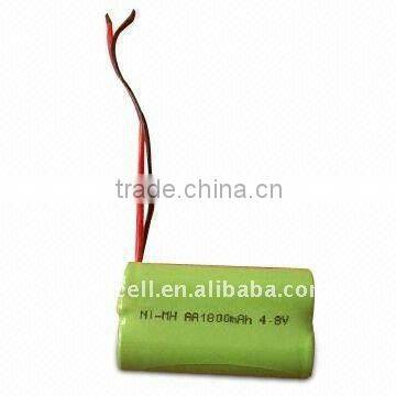 AAA battery aaa 1.2v NI-MH rechargeable battery pack with lead wire & connector battery pack