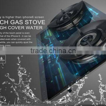 Global Patent Heat Recycle Intelligence Electric Touch Screen Best Gas Cooker China