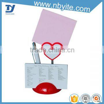 Newest design Red Color heart sheap Pen Holder