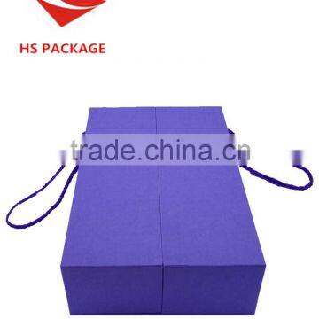 luxury foldable paper wine box