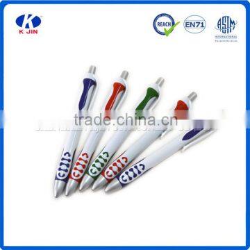 2016 Wholesale fashion press ballpoint pen with customized design for school kids                        
                                                                                Supplier's Choice