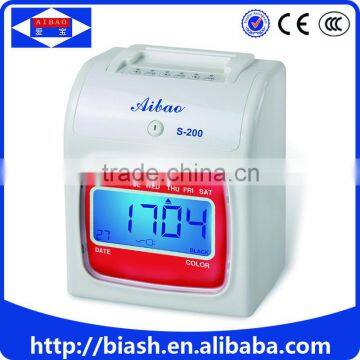 electronic time recorder attendance machine