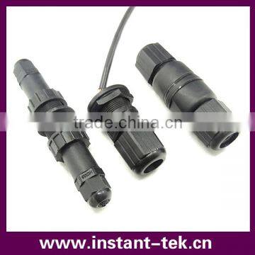 INSTpopular RJ45 watertight connector with cable waterproof connector