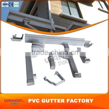 Plasitc Building Material Cheap price 5.2K,7K Wanael Kenya Rain PVC Roof Gutter