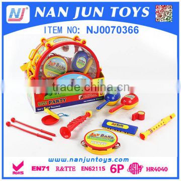 Baby funny plastic toy drum set