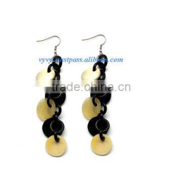 Buffalo horn jewelry, buffalo horn earrings VVE-166