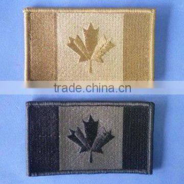 embroidery Cananda national flag patch