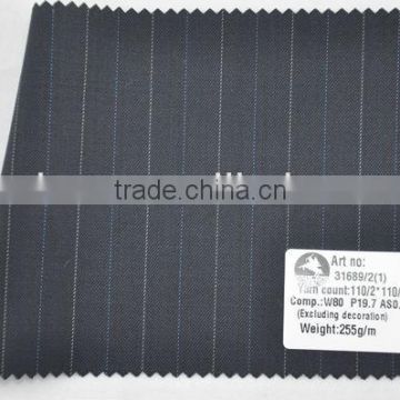 wool 80% polyester20% closeout suiting fabric