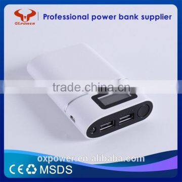 2016 Professional Factory Cheapest Price Hot Sell High Capacity 2usb Fast Charging Portable 7800mah Power Bank