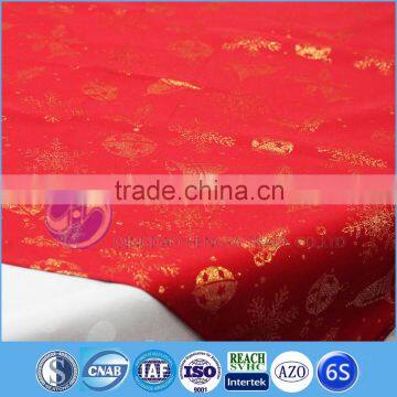 christmas wholesale polyester fabric jacquard square table cloth                        
                                                Quality Choice