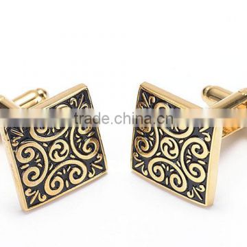 home style cufflinks, art deco cufflinks, intricate design cufflinks