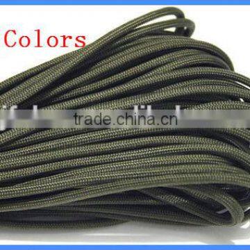 300 Colors Old Green ArmyGreen Dacron Polyester Survival Paracord Parachute Rope