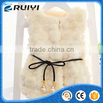 fashion wholesale children clothes faux fur winter vest